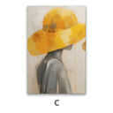 Quadro Stampa su Tela Giallo delicato - CupidoDesign