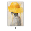 Quadro Stampa su Tela Giallo delicato - CupidoDesign