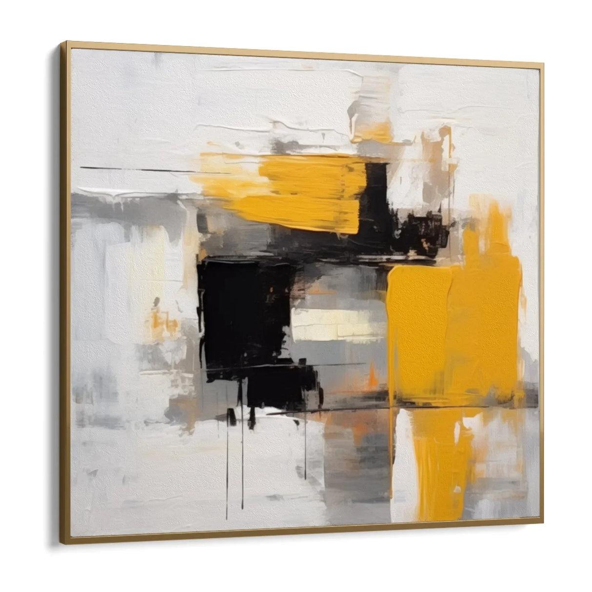 Quadro Stampa su Tela Giallo in Esplosione - CupidoDesign