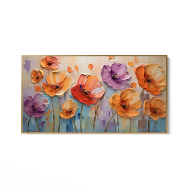 Quadro Stampa su Tela Giardino d'Estate - CupidoDesign