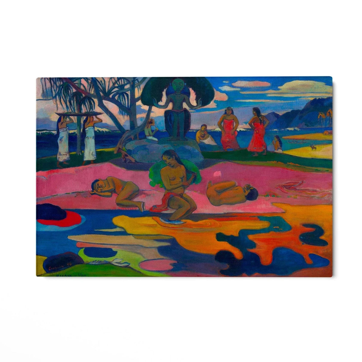 Quadro Stampa su Tela Giorno di dio, Paul Gaugin - CupidoDesign