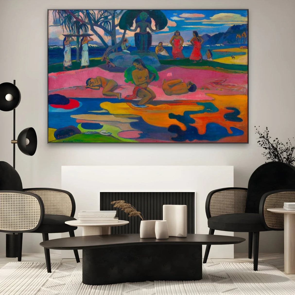 Quadro Stampa su Tela Giorno di dio, Paul Gaugin - CupidoDesign