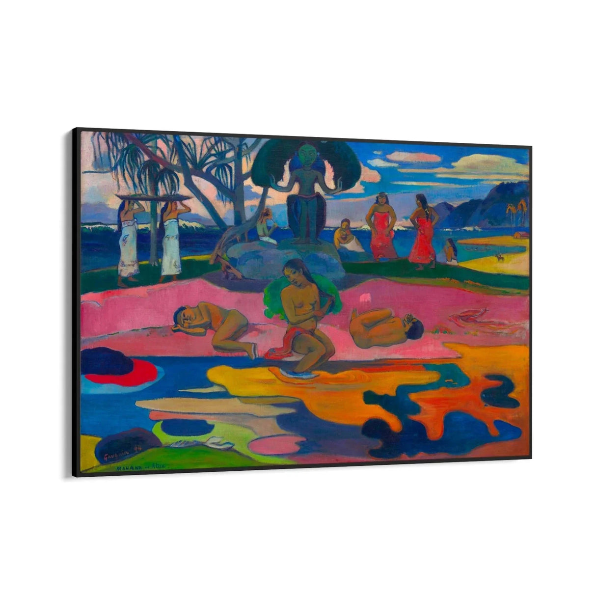 Quadro Stampa su Tela Giorno di dio, Paul Gaugin - CupidoDesign