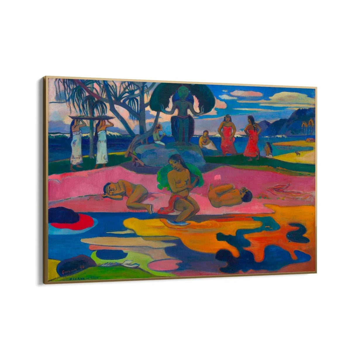 Quadro Stampa su Tela Giorno di dio, Paul Gaugin - CupidoDesign