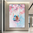 Quadro Stampa su Tela Giovane gioia - CupidoDesign