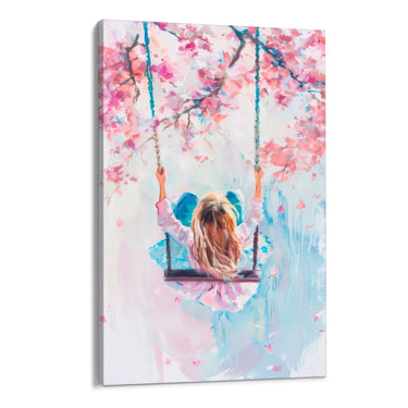 Quadro Stampa su Tela Giovane gioia - CupidoDesign