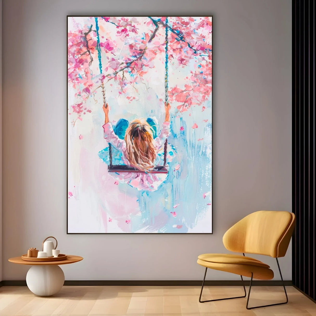Quadro Stampa su Tela Giovane gioia - CupidoDesign