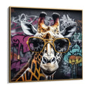 Quadro Stampa su Tela Giraffa Graffiti - CupidoDesign