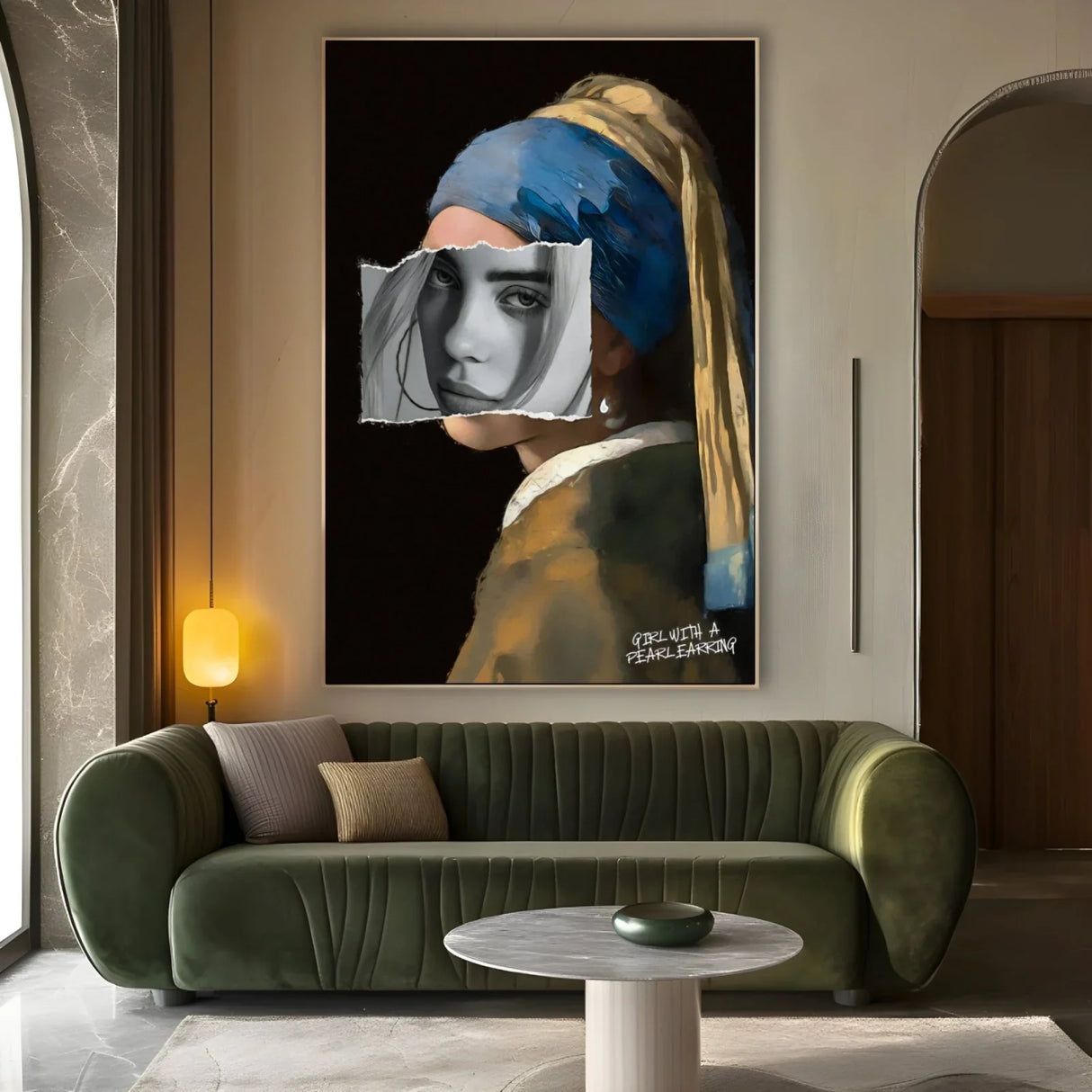 Quadro Stampa su Tela Girl With a Pearl Earring - CupidoDesign