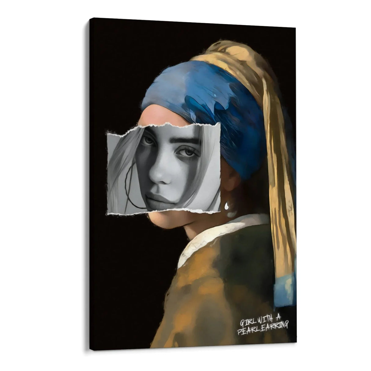 Quadro Stampa su Tela Girl With a Pearl Earring - CupidoDesign