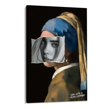 Quadro Stampa su Tela Girl With a Pearl Earring - CupidoDesign