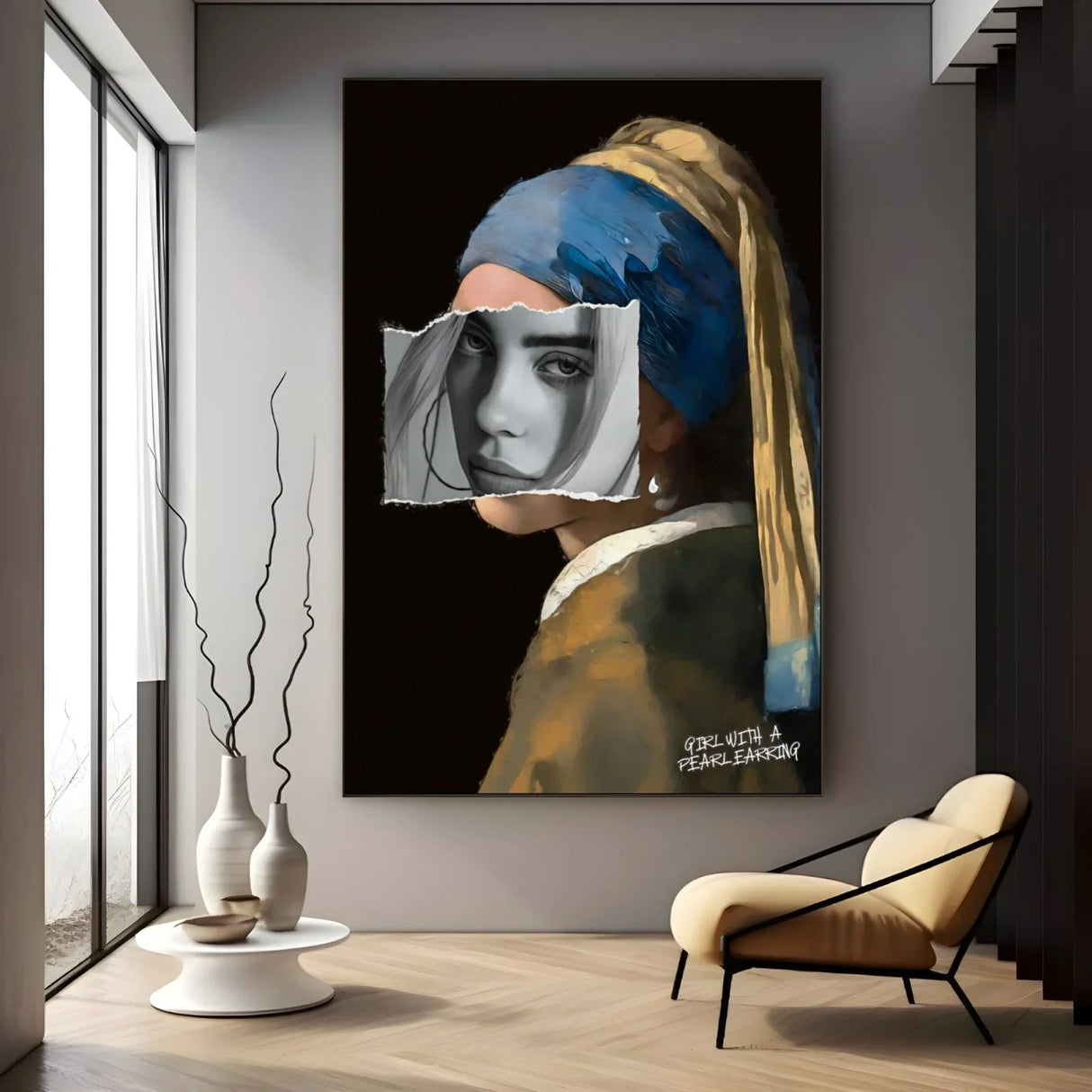 Quadro Stampa su Tela Girl With a Pearl Earring - CupidoDesign