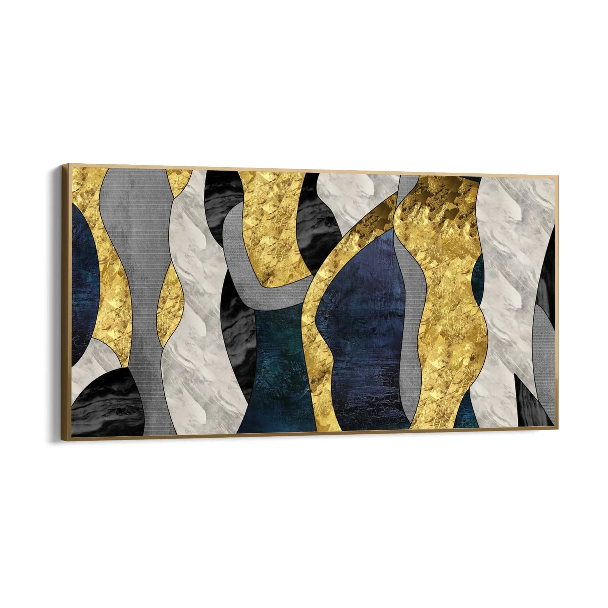Quadro Stampa su Tela Gli Amanti Blu - CupidoDesign