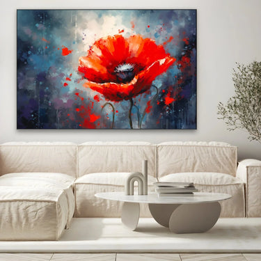 Quadro Stampa su Tela Gloria Rossa - CupidoDesign