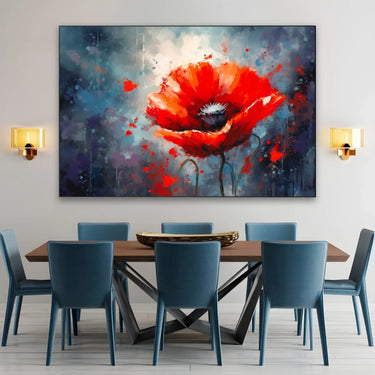 Quadro Stampa su Tela Gloria Rossa - CupidoDesign