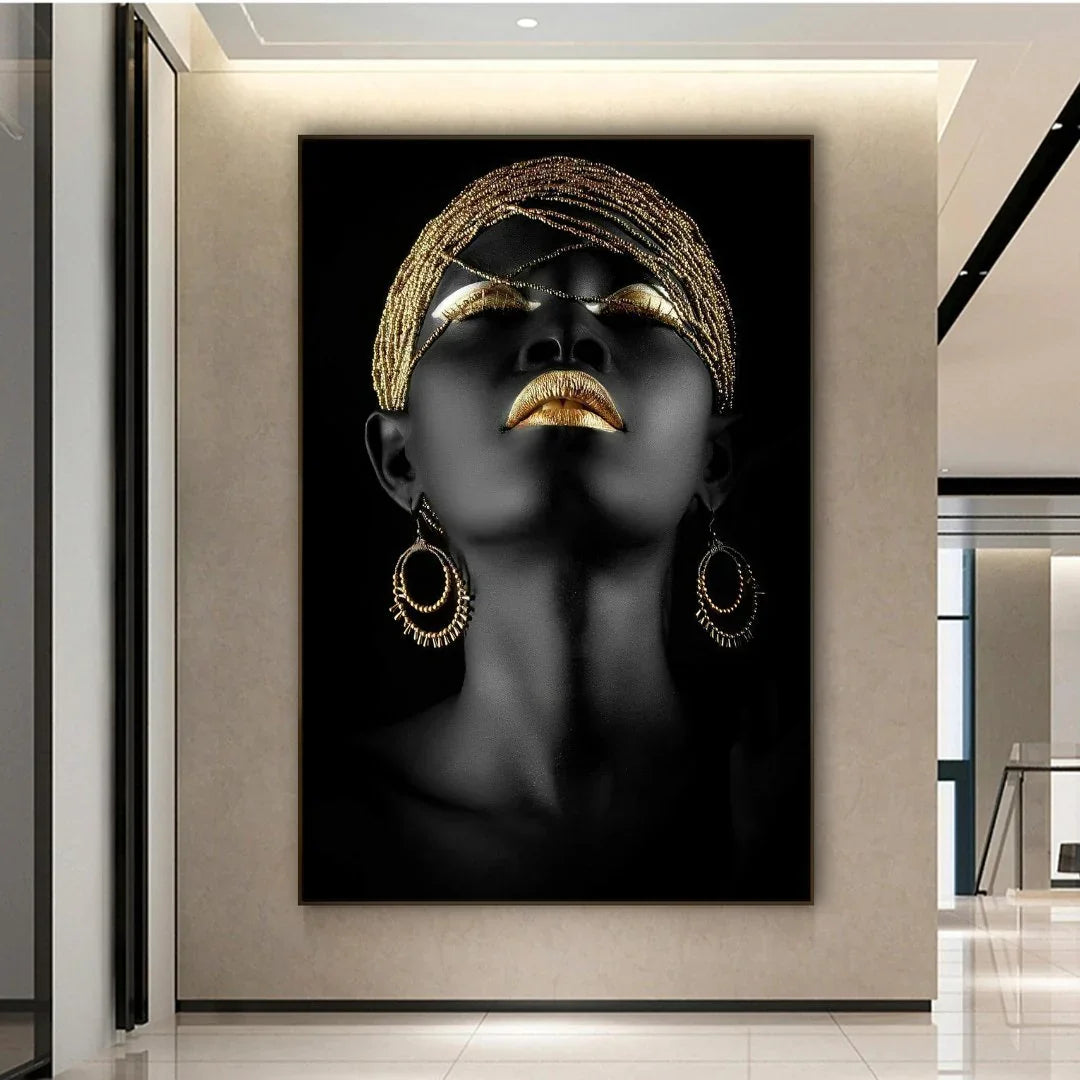 Quadro Stampa su Tela Gold Essential - CupidoDesign
