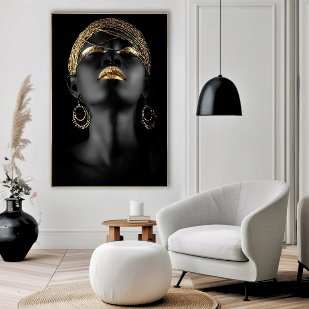 Quadro Stampa su Tela Gold Essential - CupidoDesign