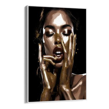 Quadro Stampa su Tela Gold Glamour - CupidoDesign