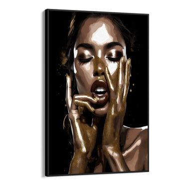 Quadro Stampa su Tela Gold Glamour - CupidoDesign
