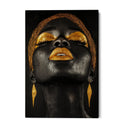 Quadro Stampa su Tela Golden Grace - CupidoDesign