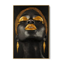 Quadro Stampa su Tela Golden Grace - CupidoDesign