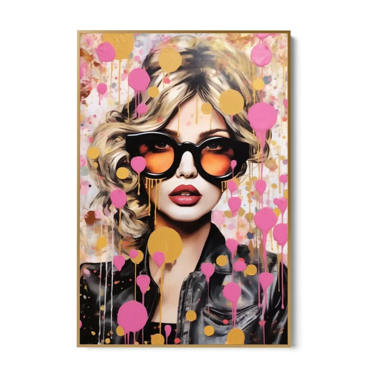Quadro Stampa su Tela Graffiti alla Moda - CupidoDesign