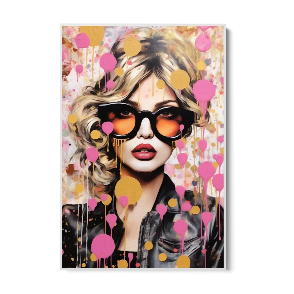 Quadro Stampa su Tela Graffiti alla Moda - CupidoDesign