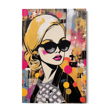 Quadro Stampa su Tela Graffiti alla Femminile - CupidoDesign