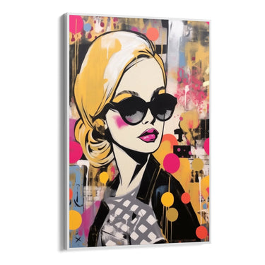 Quadro Stampa su Tela Graffiti alla Femminile - CupidoDesign