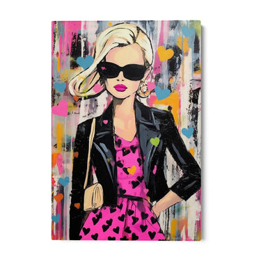 Quadro Stampa su Tela Graffiti alla Femminile - CupidoDesign