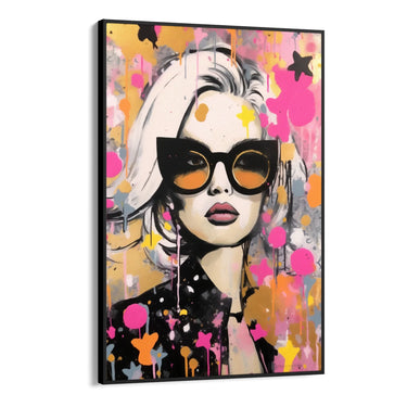 Quadro Stampa su Tela Graffiti alla Femminile - CupidoDesign