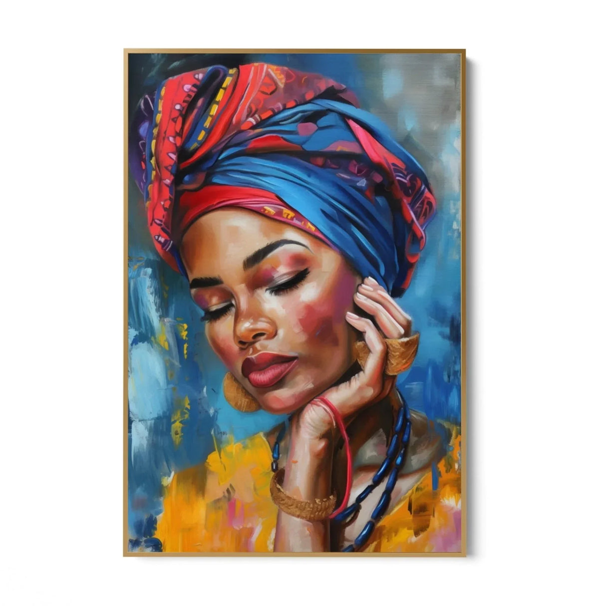 Quadro Stampa su Tela Grazia Africana - CupidoDesign