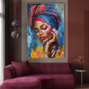 Quadro Stampa su Tela Grazia Africana - CupidoDesign