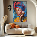 Quadro Stampa su Tela Grazia Africana - CupidoDesign