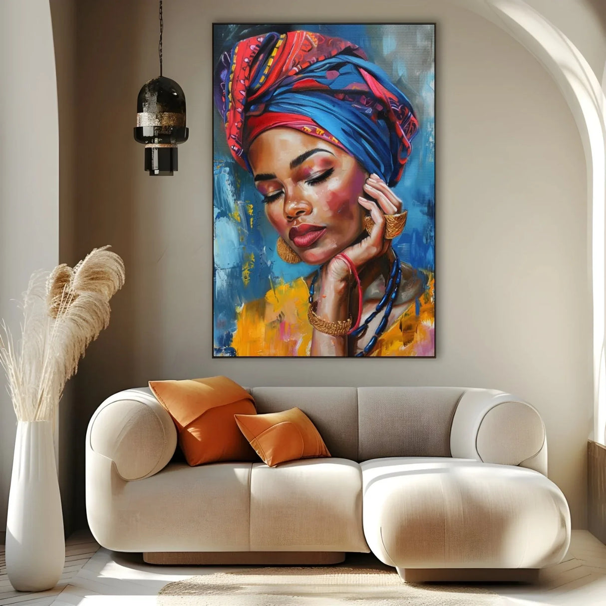 Quadro Stampa su Tela Grazia Africana - CupidoDesign