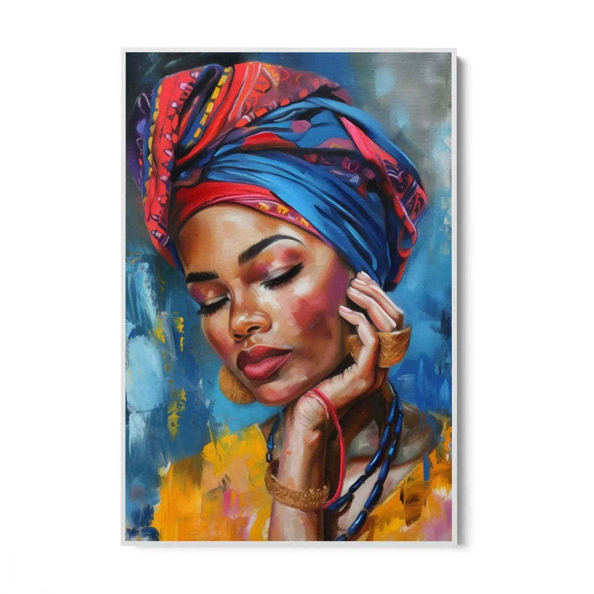 Quadro Stampa su Tela Grazia Africana - CupidoDesign