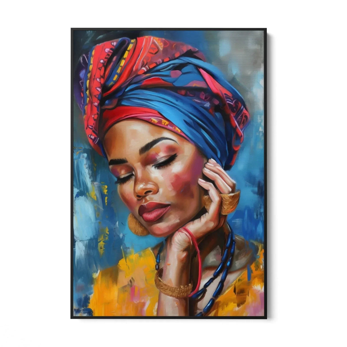 Quadro Stampa su Tela Grazia Africana - CupidoDesign