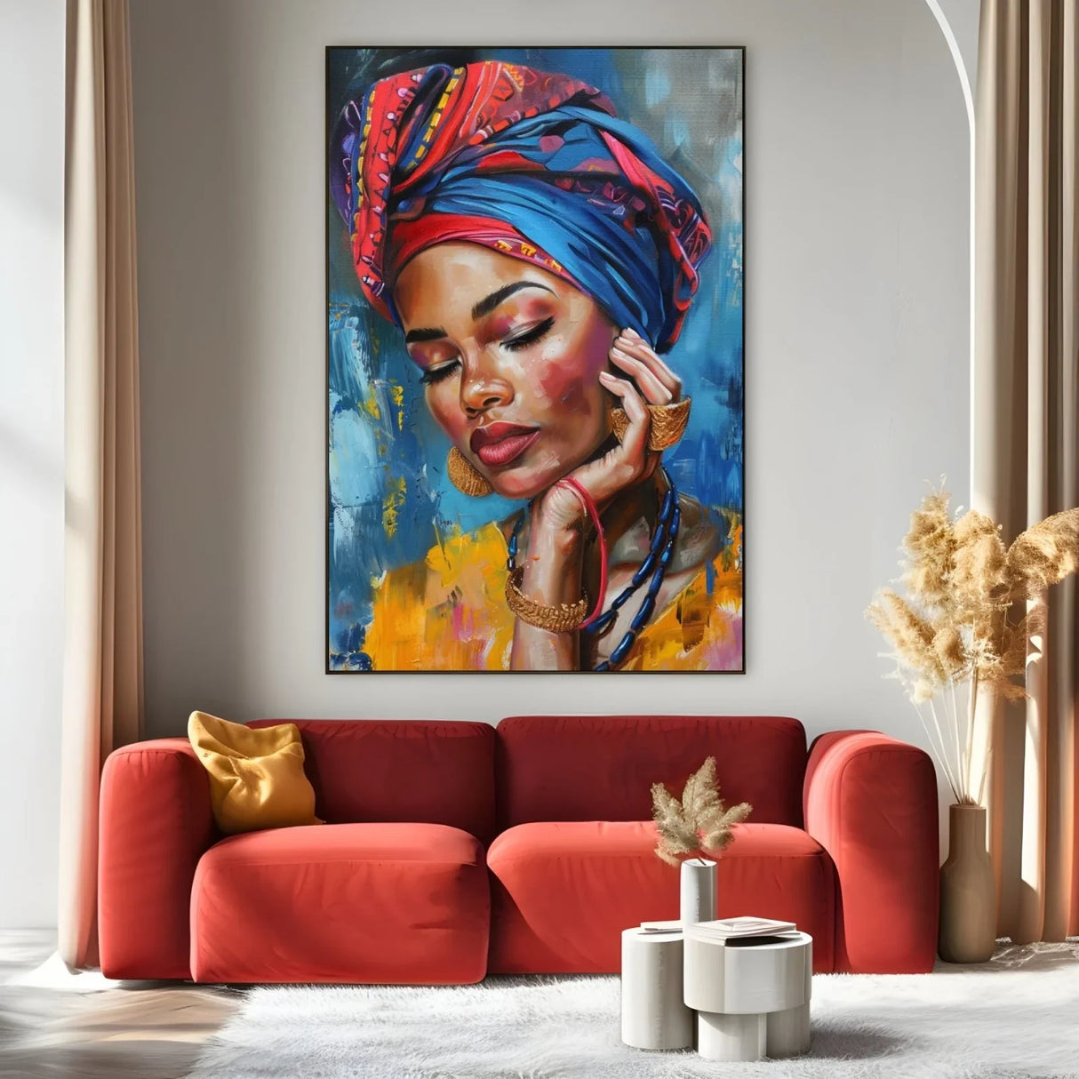 Quadro Stampa su Tela Grazia Africana - CupidoDesign