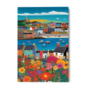 Quadro Stampa su Tela I colori della città - CupidoDesign