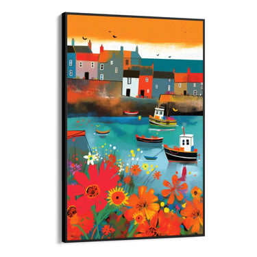 Quadro Stampa su Tela I colori della città - CupidoDesign