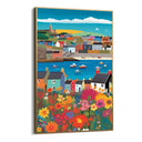Quadro Stampa su Tela I colori della città - CupidoDesign
