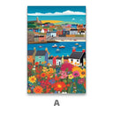 Quadro Stampa su Tela I colori della città - CupidoDesign