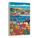 Quadro Stampa su Tela I colori della città - CupidoDesign