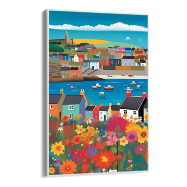 Quadro Stampa su Tela I colori della città - CupidoDesign