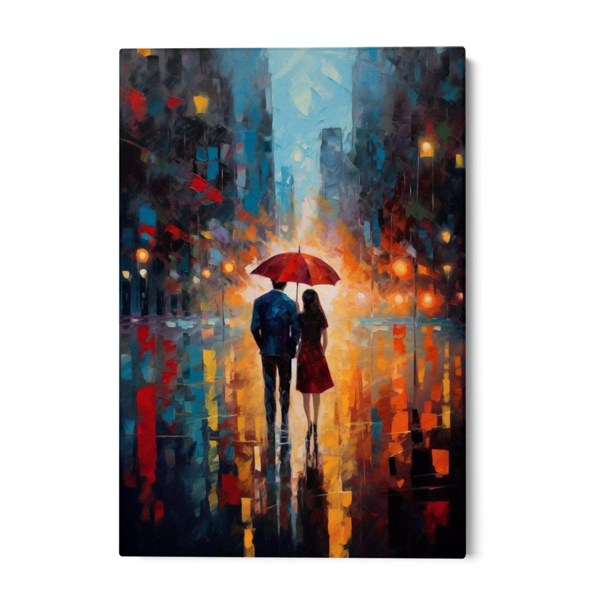Quadro Stampa su Tela I colori dell'amore - CupidoDesign