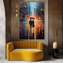 Quadro Stampa su Tela I colori dell'amore - CupidoDesign