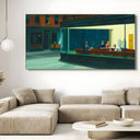 Quadro Stampa su Tela I nottambuli, Edward Hopper - CupidoDesign