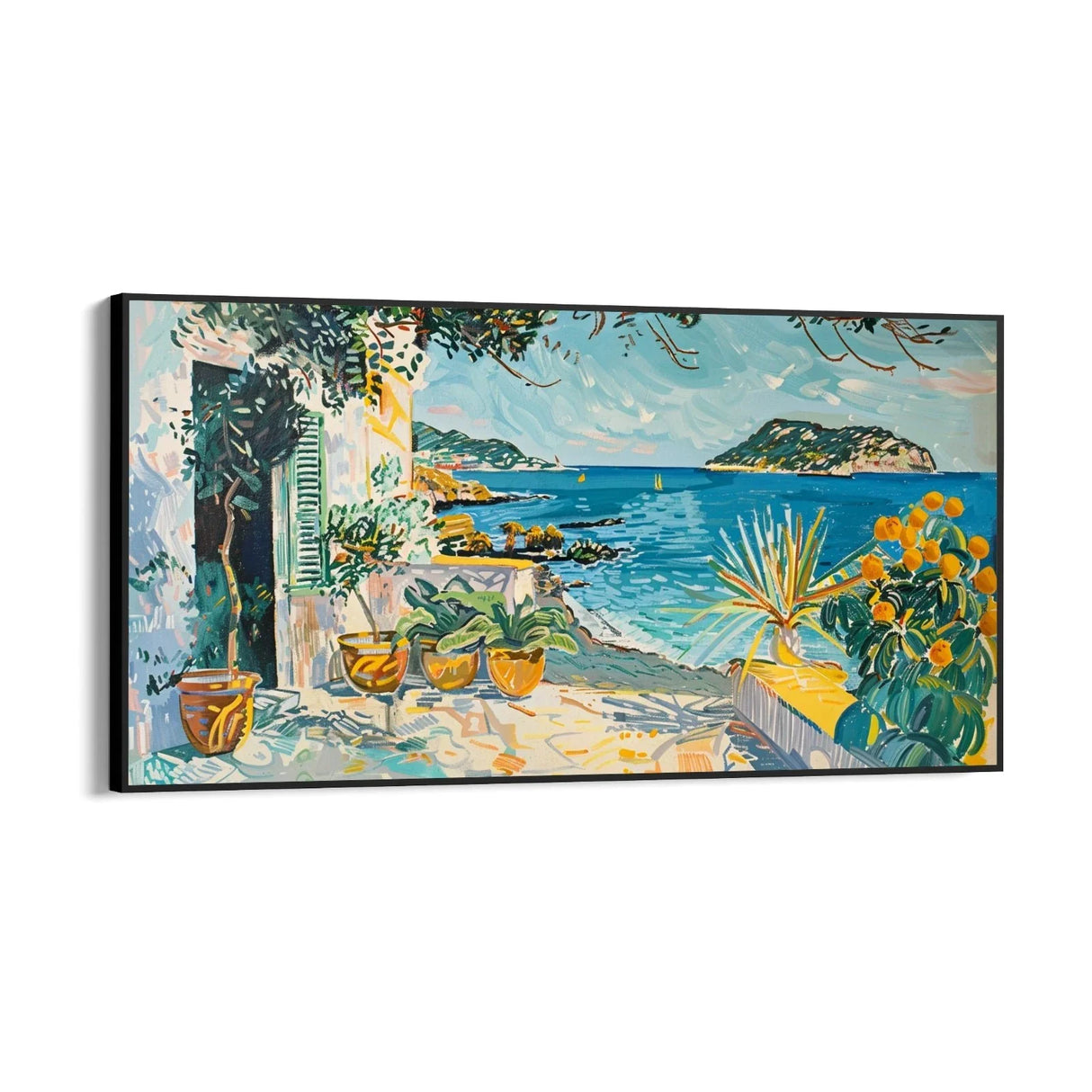 Quadro Stampa su Tela Sognante Ibiza, Spagna - CupidoDesign