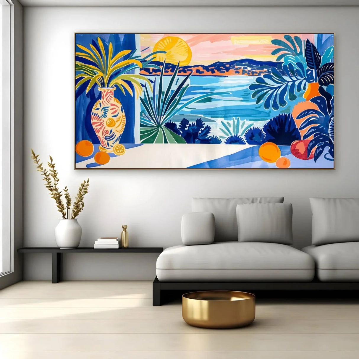 Quadro Stampa su Tela Tropicale Ibiza, Spagna - CupidoDesign