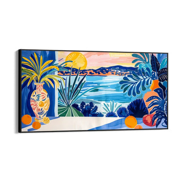 Quadro Stampa su Tela Tropicale Ibiza, Spagna - CupidoDesign